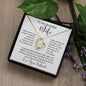 To My Beautiful Wife Forever Love Necklace | I May Not Be Your First Date