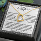 To My Daughter Forever Love Necklace | Never Forget That I Love You | Love, Dad