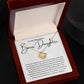 To My Beautiful Bonus Daughter Love Knot Necklace From Mom