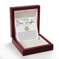 To My Beautiful Bonus Daughter Love Knot Necklace From Mom