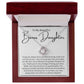 To My Beautiful Bonus Daughter Love Knot Necklace From Mom