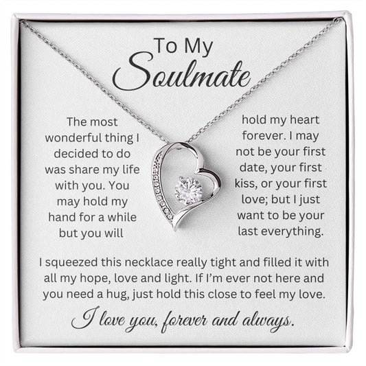 To My Soulmate Forever Love Necklace