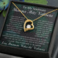 To My Soulmate Shawna "Mitz" Valencia Forever Love Necklace