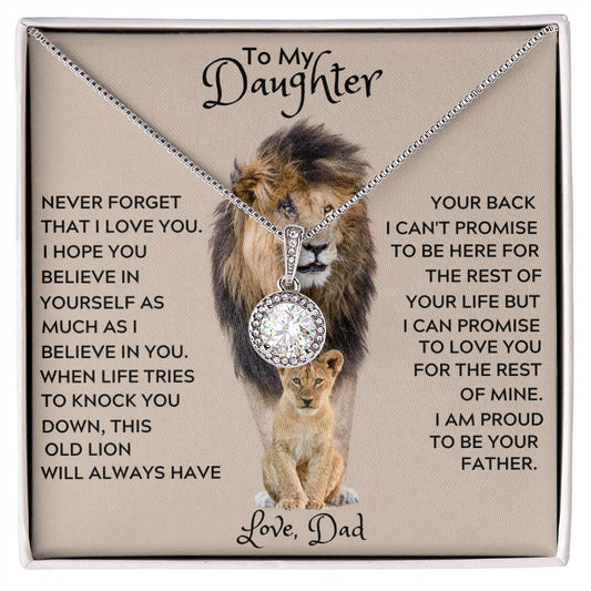 To My Daughter Eternal Hope Necklace