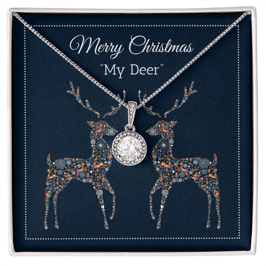 Merry Christmas "My Deer" Eternal Hope Necklace