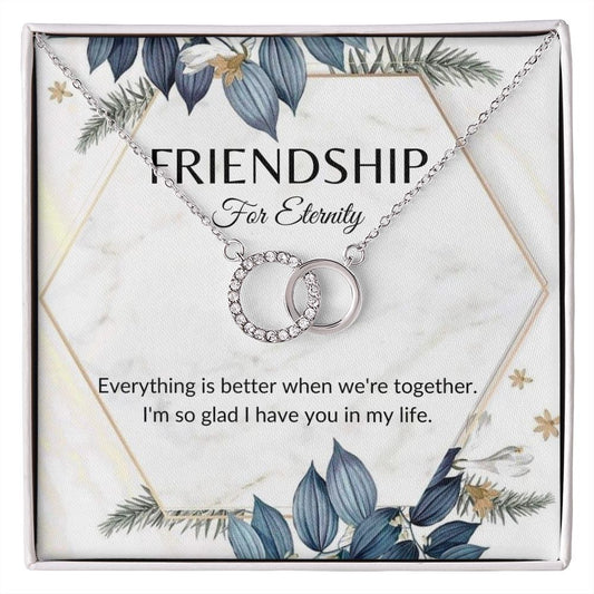 Friendship for Eternity Perfect Pair Necklace