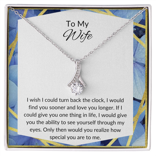 To My Wife Alluring Beauty Necklace