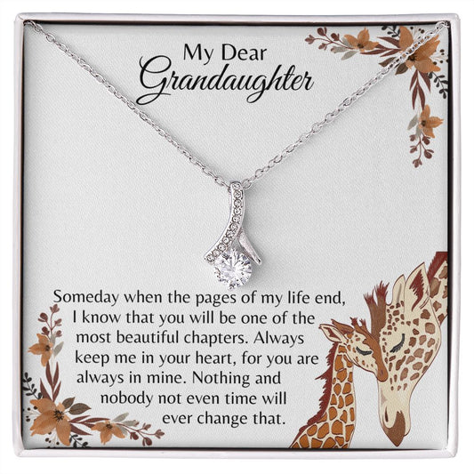 My Dear Granddaughter Alluring Beauty Necklace