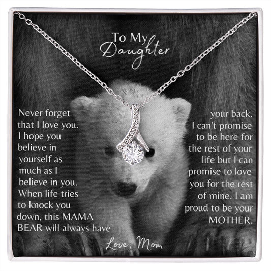 To My Daughter Alluring Beauty Necklace