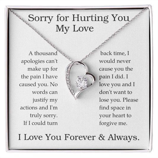 Sorry For Hurting You Forever Love Necklace