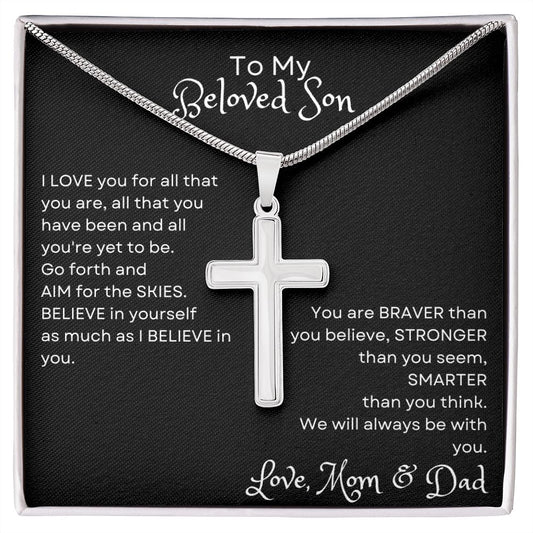 To My Son, Keepsake Gift For Son, Gift For Son From Mom & Dad